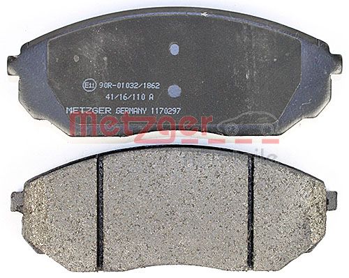 METZGER 1170297 Bremsbelagsatz, Scheibenbremse